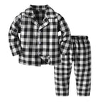 Pijama Navideño para Niños - Cuadros Rojos