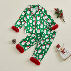 Pijama Navideño para Niños - Papá Noel