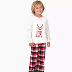 Pijama Navideño Familiar a Juego con Mascota - Alce